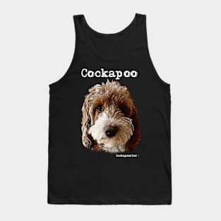 Red and White Cockapoo / Spoodle and Doodle Dog Tank Top